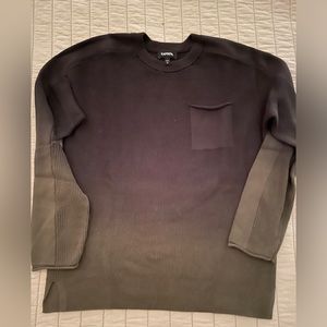 EXPRESS althetic fit ombre sweater - medium